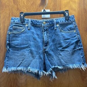 Universal Thread Blue Jean Shorts Distressed Hem